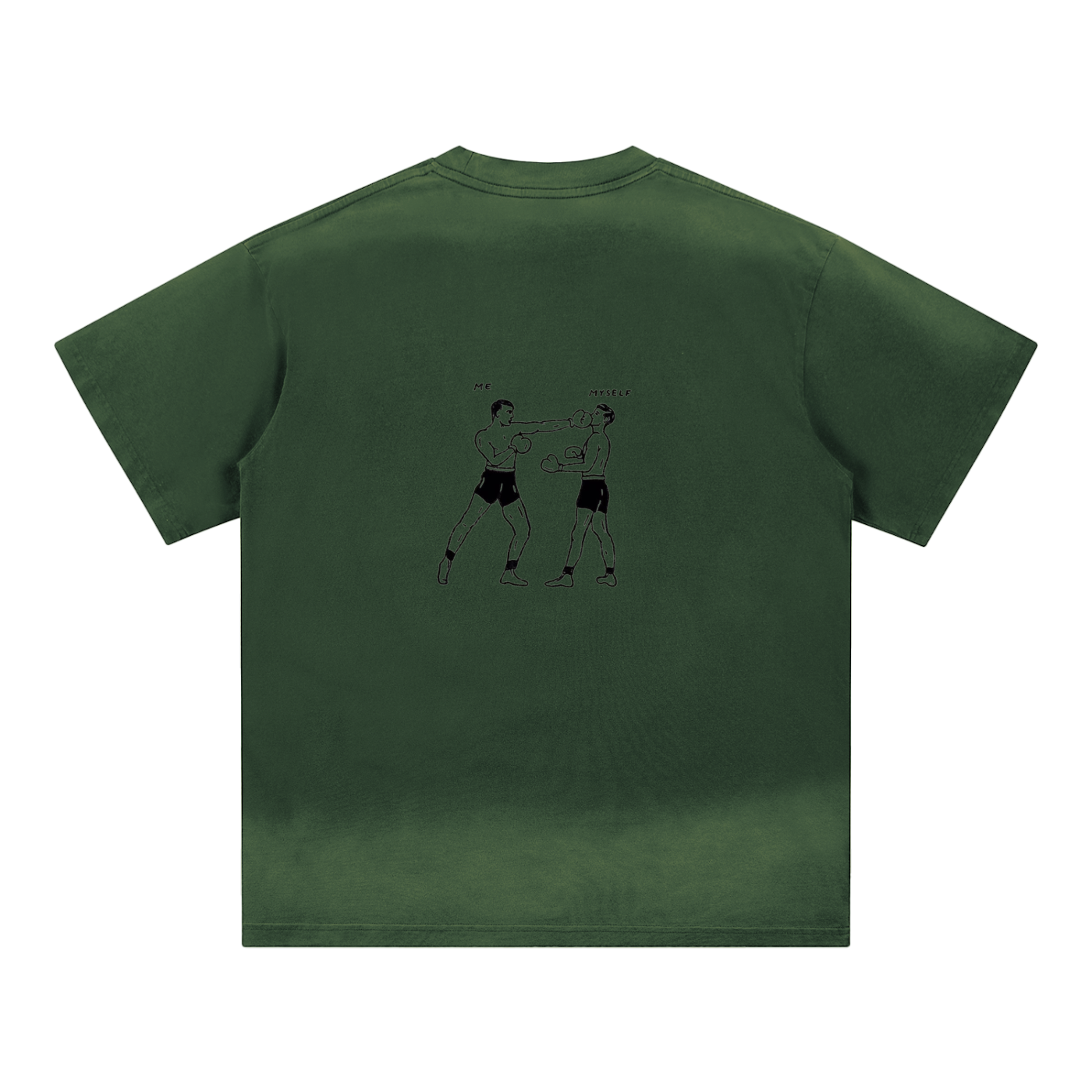 Petite Crew Neck Sunfade Edge T-Shirt | ChloeSpencer