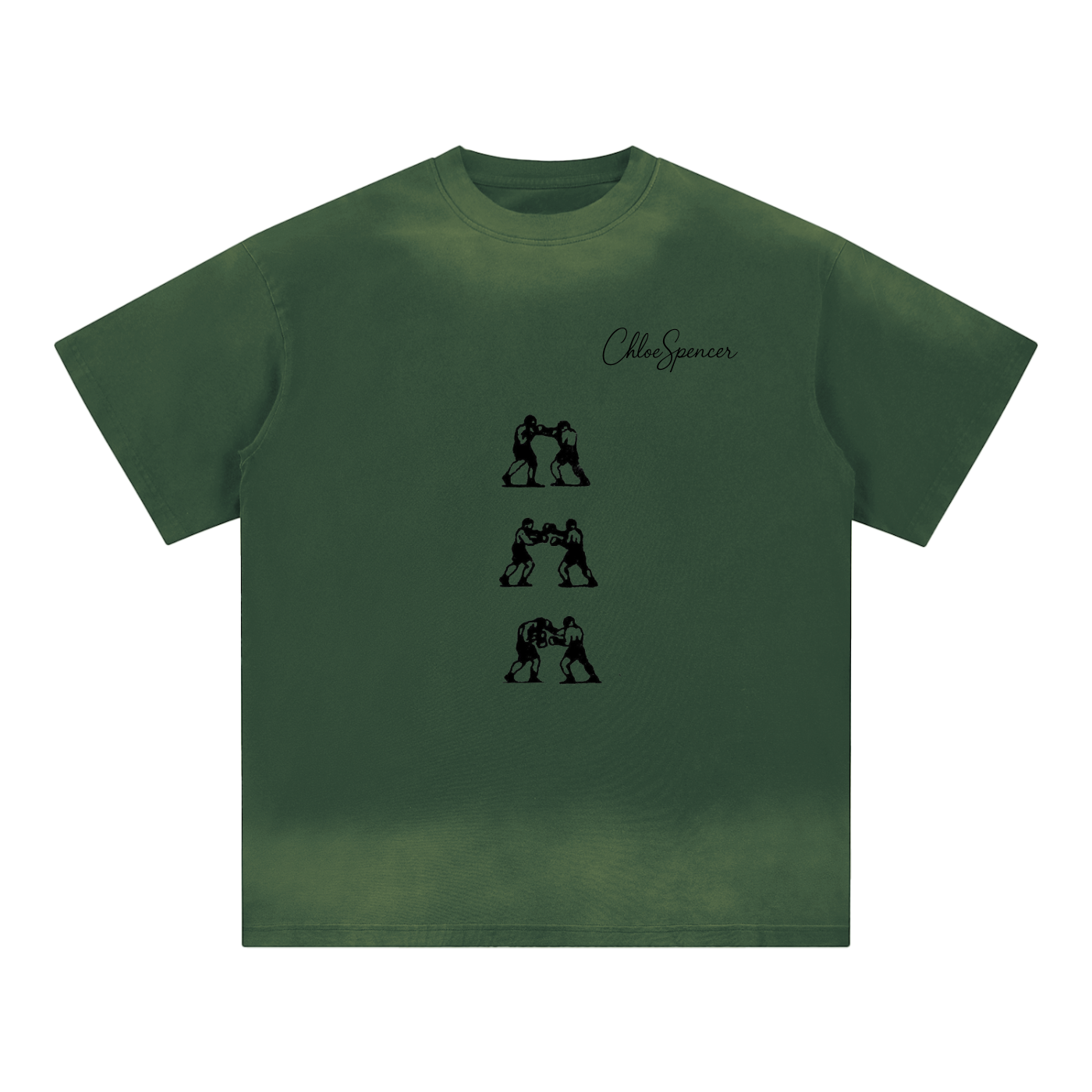 Petite Crew Neck Sunfade Edge T-Shirt | ChloeSpencer