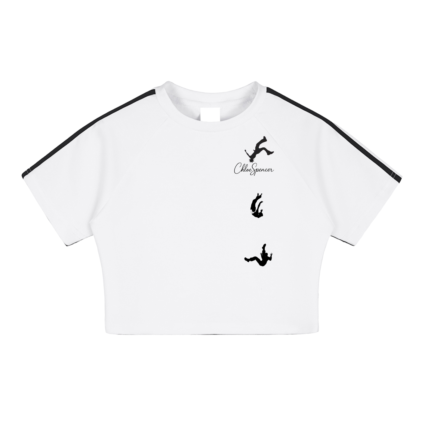 Taped Cooling Performance Crop Top | ChloeSpencer