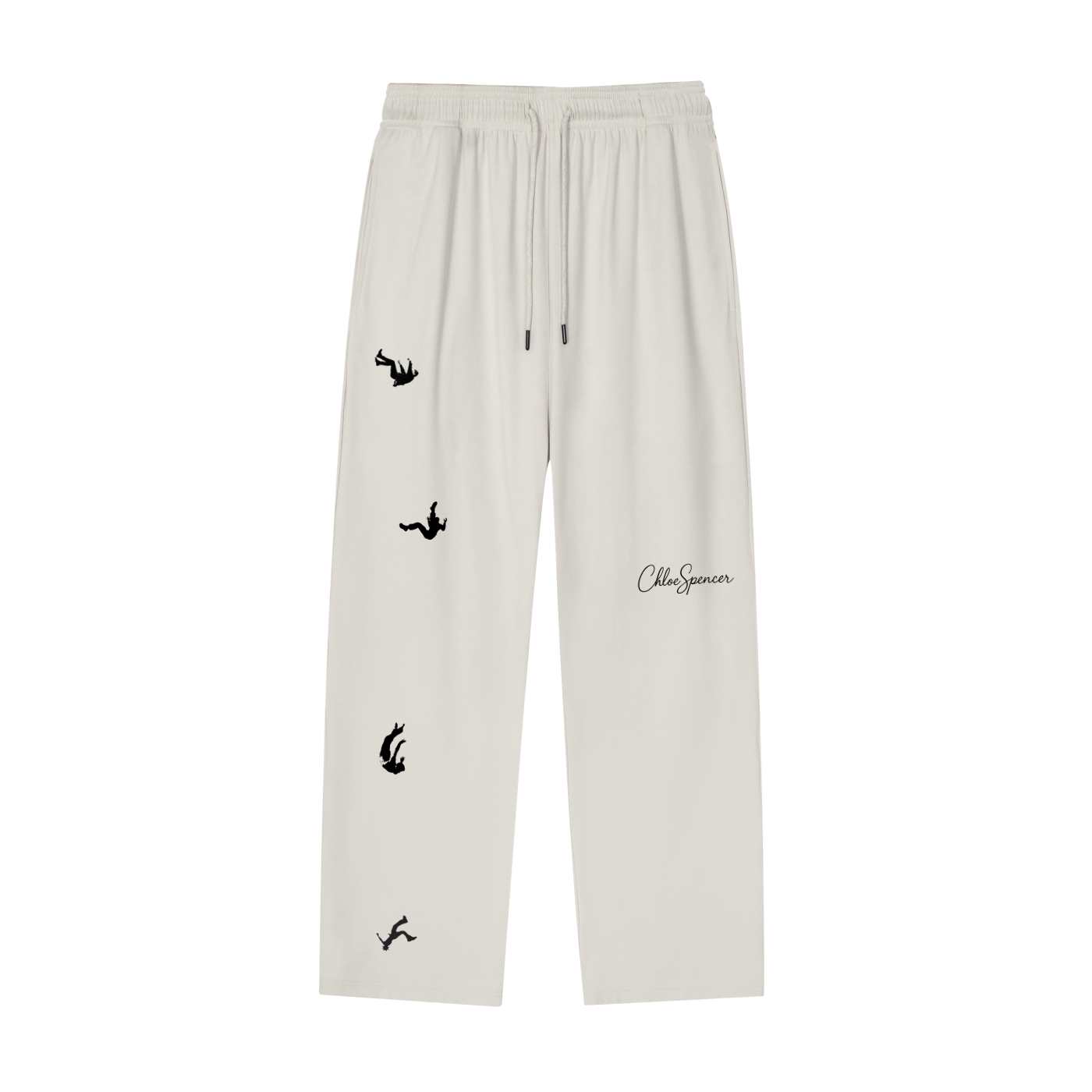 Herren Falling Off Spencer Pants – schwarze oversized Streetwear Hose mit weitem Schnitt, elastischem Bund und urbanem Style