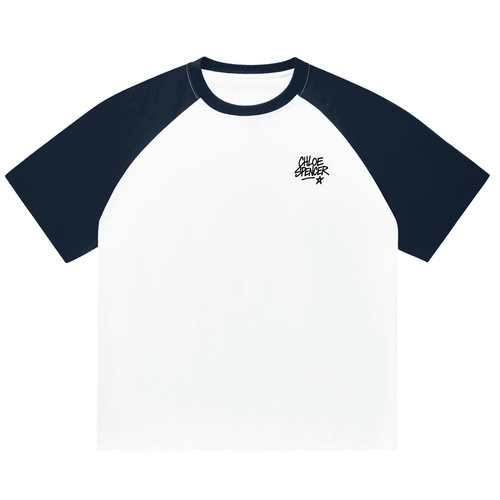 Color-Blocked Raglan Sleeve T-shirt | Chloe Spencer