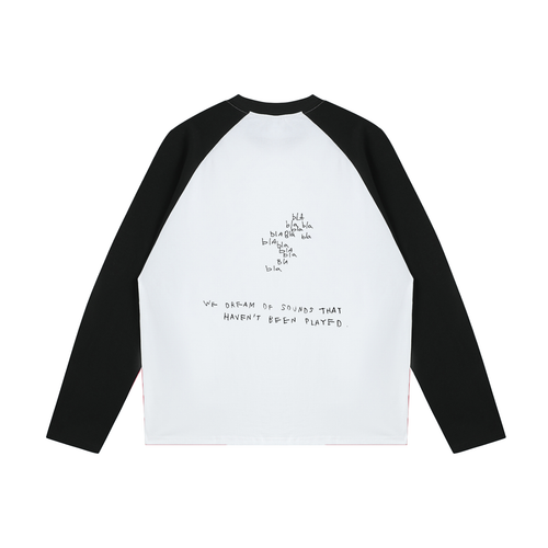 Color-Blocked Raglan Long-Sleeve T-Shirt | Chloe Spencer
