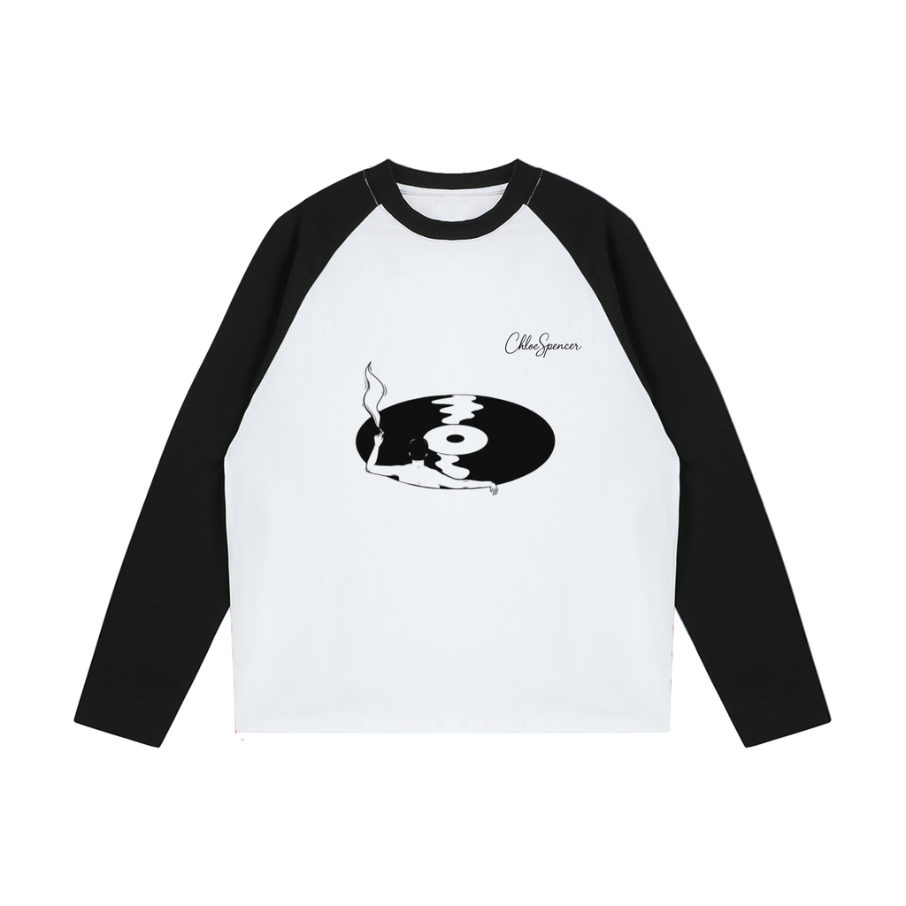 Color-Blocked Raglan Long-Sleeve T-Shirt | Chloe Spencer