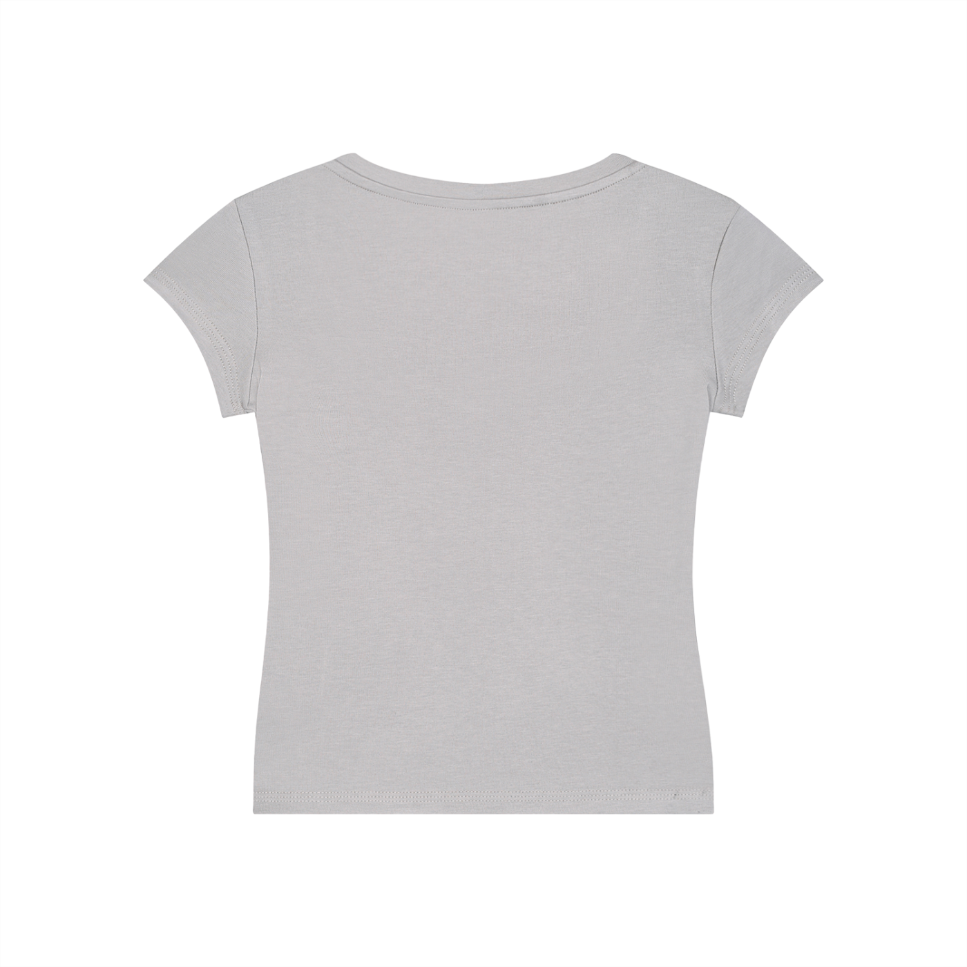 Hellgarues Baumwoll Bodycon T-Shirt. Perfekt für den schicken und Kasuell look 