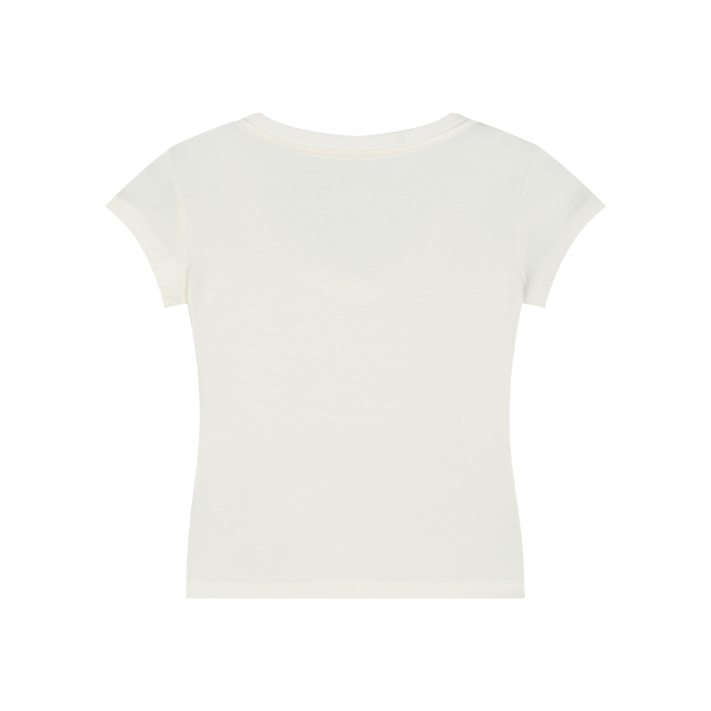 Schönes Woman Bodycon T-Shirt in Weiß. Perfekt für den Klassischen und schicken Look. 